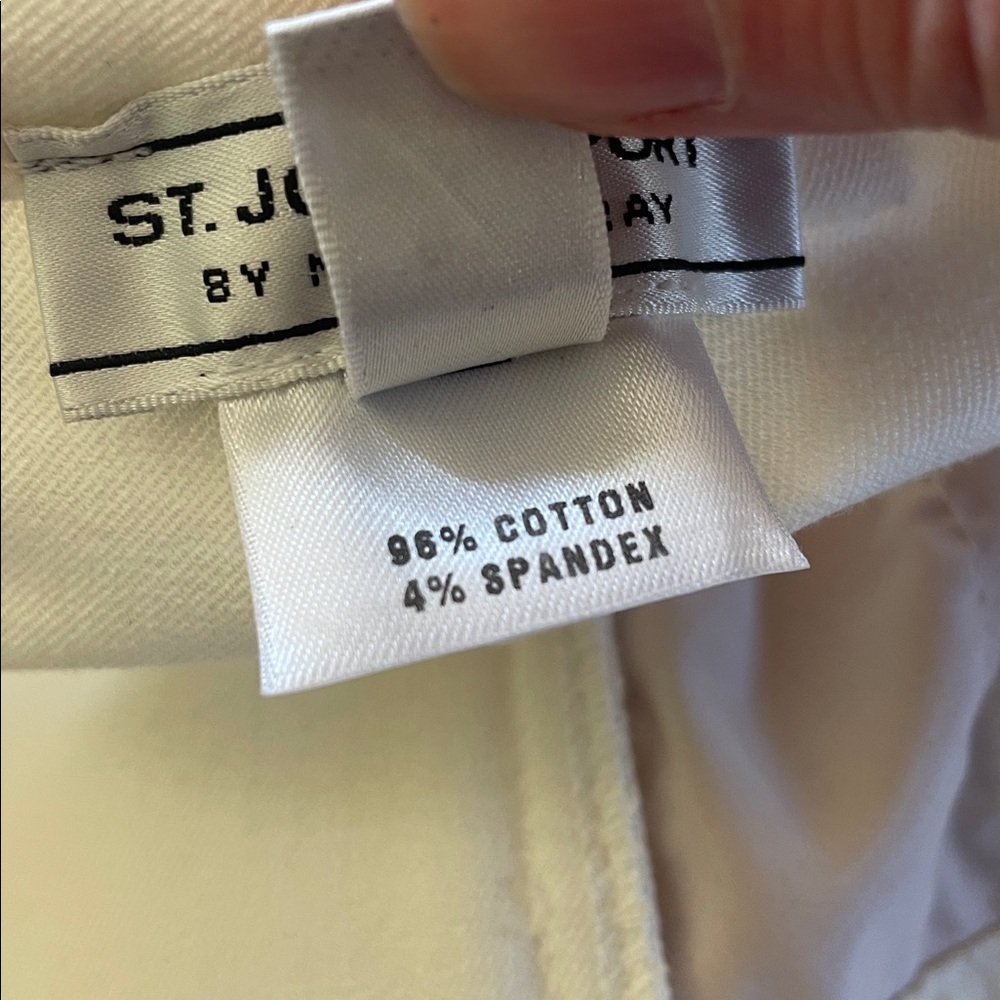 St. John Sport by Marie Gray White Cream Pants size 6 - Picture 11 of 13